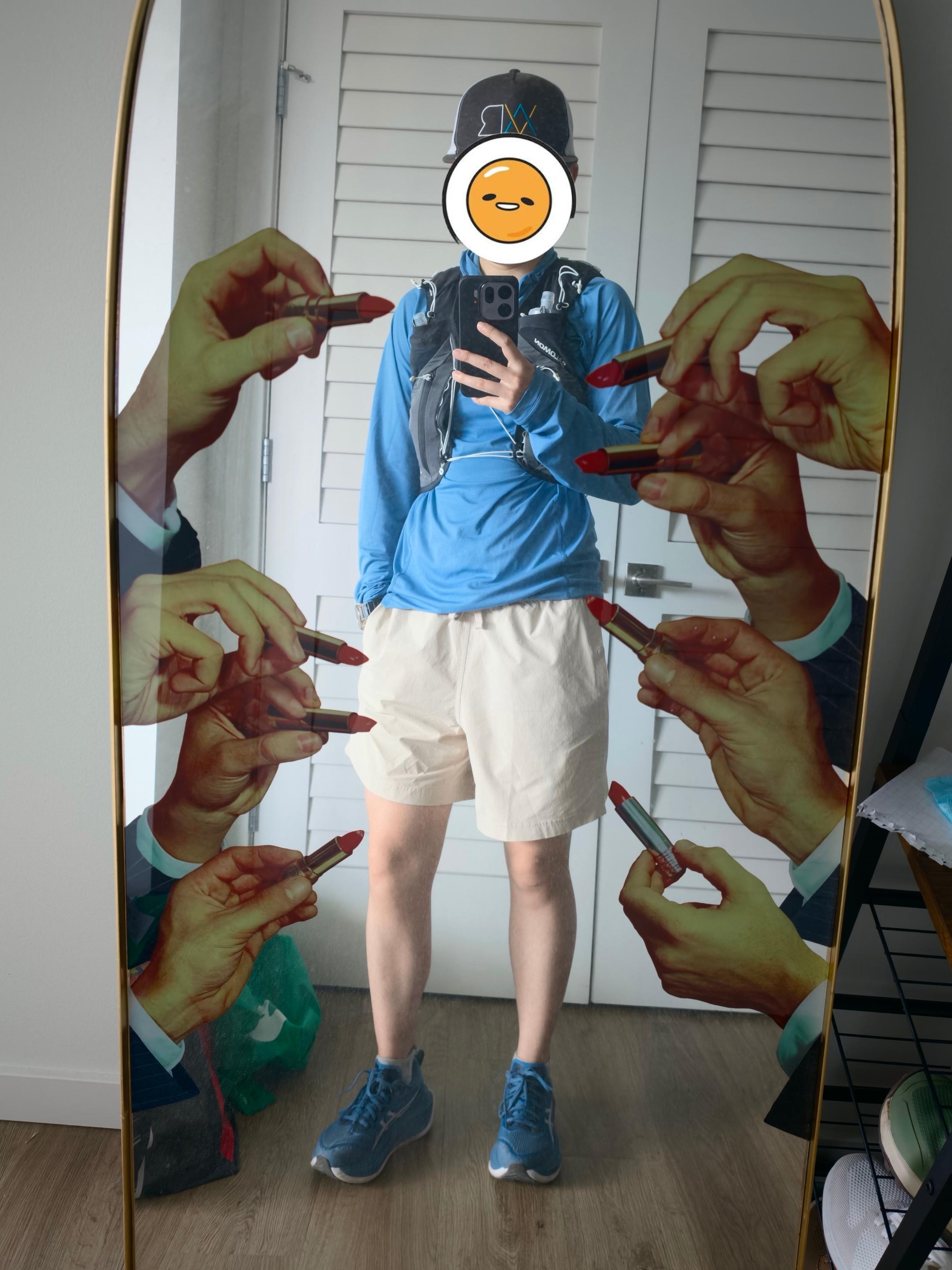 Accidentally color match 了跑步装备